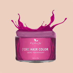 CANDY PINK SEMI PERMANENT HAIR COLOR + BLEACHING KIT (NO AMMONIA AND NO PARABEN)