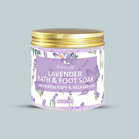 LAVENDER BATH AND FOOT SOAK - AROMATHERAPY & RELAXATION