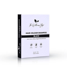 INSTANT HAIR COLORING SHAMPOO + CONDITIONER (BLACK COLOUR )