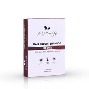 INSTANT HAIR COLORING SHAMPOO + CONDITIONER (BROWN COLOUR )