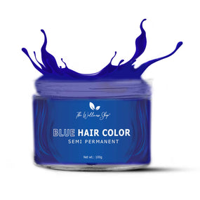 ELECTRIC BLUE SEMI PERMANENT HAIR COLOR (NO AMMONIA AND NO PARABEN) - The Wellness Shop